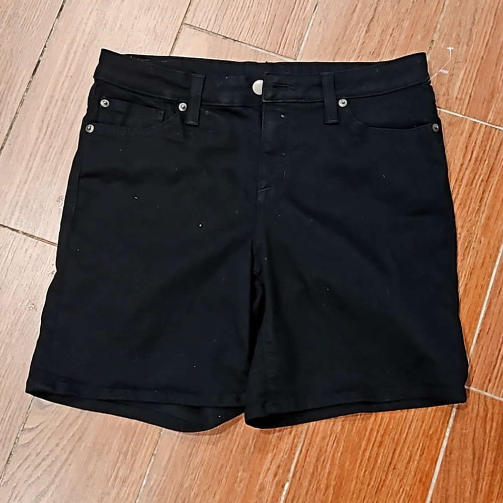 Misses black Denim jeans shorts 8
